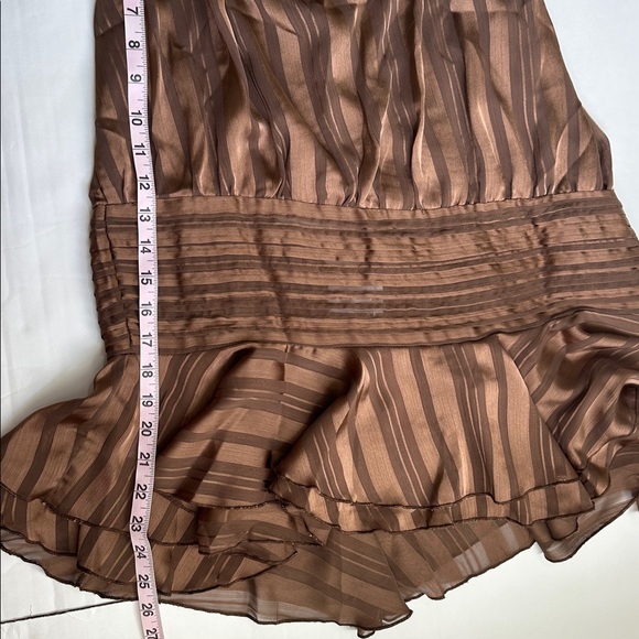 Peppermayo Willow Chiffon Mini Dress - Chocolate - Picture 10 of 12